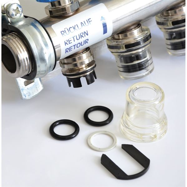 GTF-VSS 3, 1" Push fit rozdeľovacia stanica