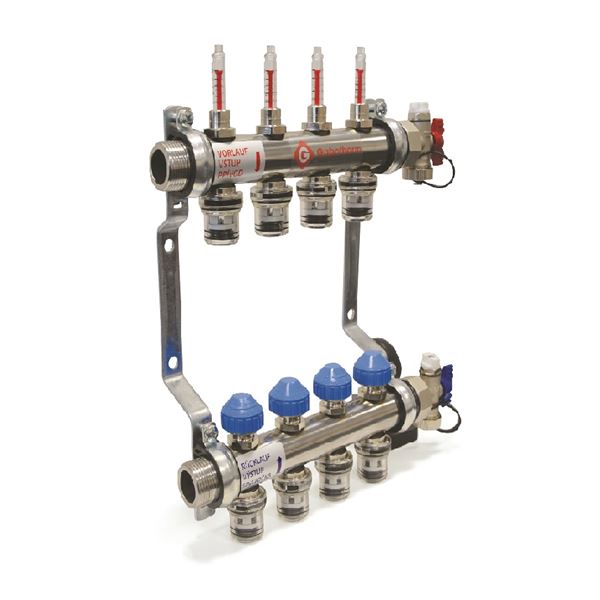 GTF-VSS 5, 1" Push fit rozdeľovacia stanica ,nerez