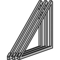 Stojan AluFlex-U na 2 kolektory TopSon F3-1/CFK-1