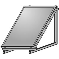 Stojan AluFlex-U na 1 kolektor F3-1/CFK-1