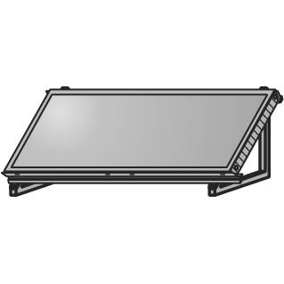 Stojan AluFlex-U na 1 kolektor Topson F3-Q