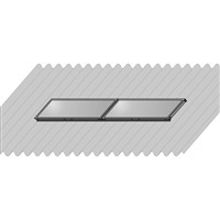 Súprava AluPlus na montáž 2 kol.F3-Q na plechovú krytinu