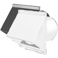 Nástenný kryt CWL s hrdlom DN 125, čierny