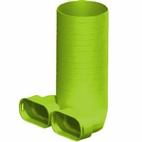 Prípojka na ventil DN125  s 1 viečkom a 2 hrdlami ,50x140