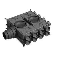 Rozvádzač vzduchu DN125-180, s 16 hrdlami