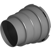 Příípojka DN125-180 na rozvaděč vzduchu DN 125