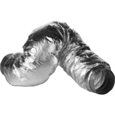 Flexibilný tlmič hluku na prívod alebo odvod, 50 mm izolácia,DN125, dĺžka 1000mm