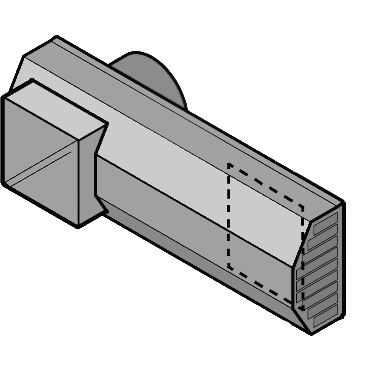 Dvojitá mriežka pre vonkajší a odpadový vzduch DN160 ušľ.oceľ