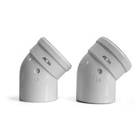 Koleno 45° DN 60/100 k CGG-1K