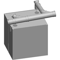 Základná pripájacia súprava MGK Twin DN 160/200