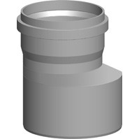 Redukcia DN 200 na DN 160, excentrická 