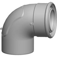 Koleno DN  80/125, 87°revízne