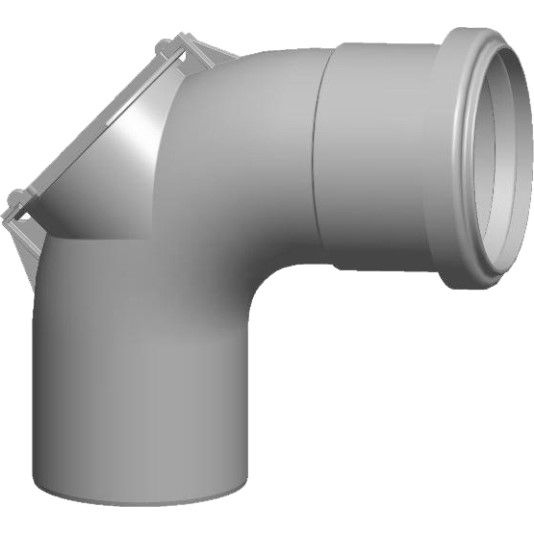 Koleno DN  80,87°revízne