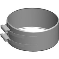 Zvierací pás na rúru na fasádu DN 110/160