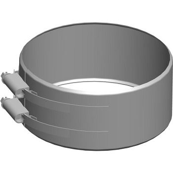 Zvierací pás na rúru na fasádu DN 110/160