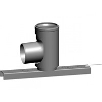Oporné koleno s podperou DN 110, 87°
