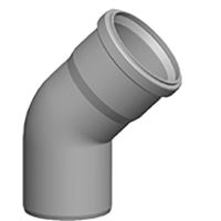 Koleno DN 110, 45 °