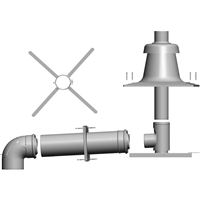 Pripájacia súprava DN 60/100 