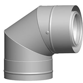Koleno DN 80/125 z ušľachtilej ocele