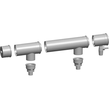 Základná súprava DN 110/160 pre kaskádu kotlov