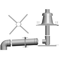 Pripájacia súprava DN 60/100 