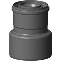 Redukcia koncentrická DN80/125 na DN 60/100