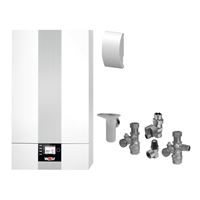 Zostava na vykurovanie a ohrev pitnej vody s  kotlom CGB-2K 20kW s prietokovým ohrevom vody