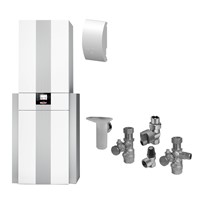 Zostava na vykurovanie a ohrev pitnej vody s kotlom so zásobníkom CGS