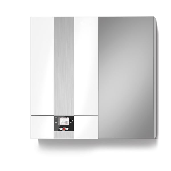 Závesná kondenzačná centrála s nabíjacím zásobníkom vody z ušľachtilej ocele CGW-2 20/120L s AM modu